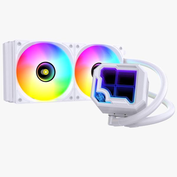 DARYUN Buzz-V1 240MM Argb Fanlı Yüksek Performanslı Beyaz Renk İşlemci Soğutucusu Amd/İntel Uyumlu - Image 1