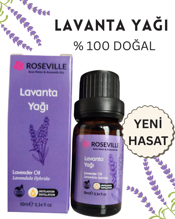  Lavanta Uçucu Yağı 10 ml %100 Saf ve Doğal Lavandula Hybrida - Image 1
