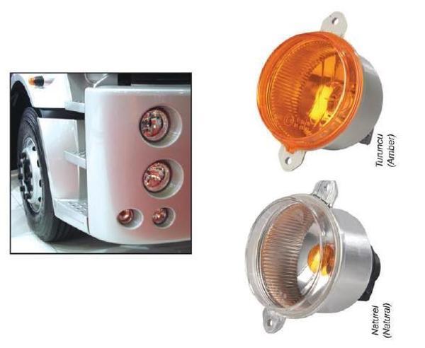 ÖN SİNYAL (GÜNDÜZ FARI) 12V BEYAZ KARSAN JEST FORD KARGO(24AD) - Image 1