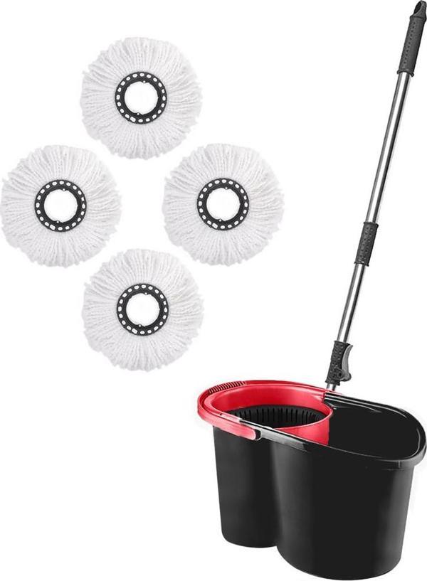 PONY OTOMATİK TEMİZLİK SETİ 4 ADET MİKROFİBER MOP PASPAS - Image 1