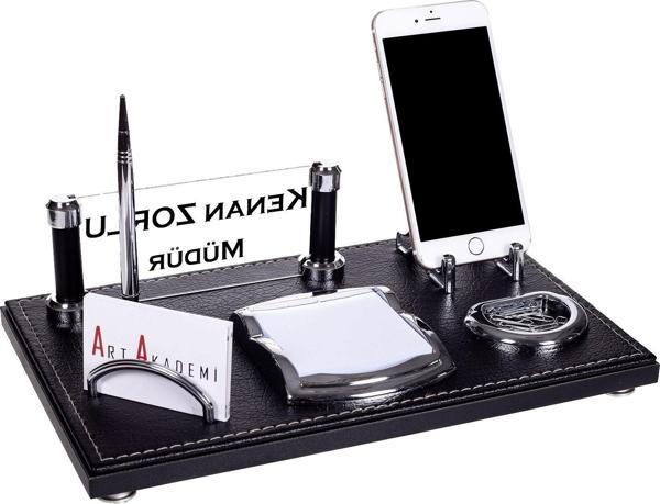 Loft Masa İsimliği Yeni İş Hediyesi Ofis Masaüstü İsimlik Seti - Image 1