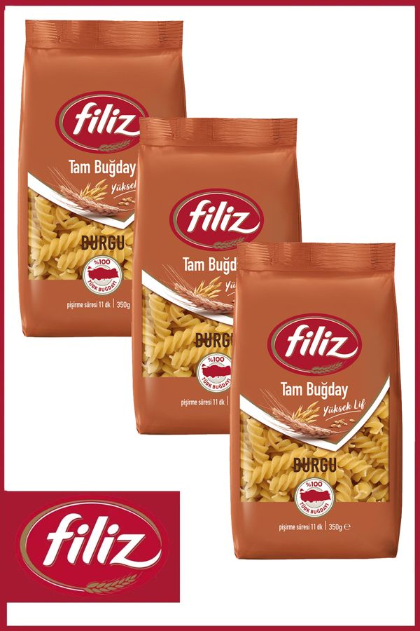 Filiz Tam Buğday Burgu 350 gr X 3 Adet - Image 1