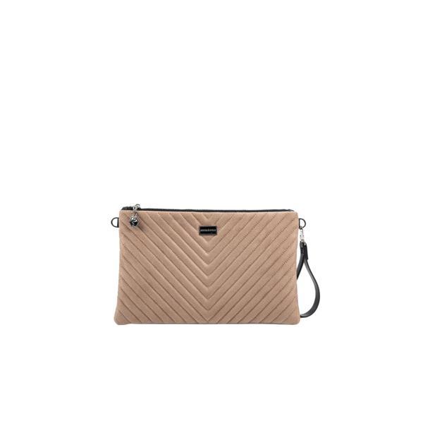 Silver & Polo Kadın Portföy Çantası 1034-48280 SILVER POLO CLUTCH M152 SÜET VİZON-V SÜET VİZON - Image 1