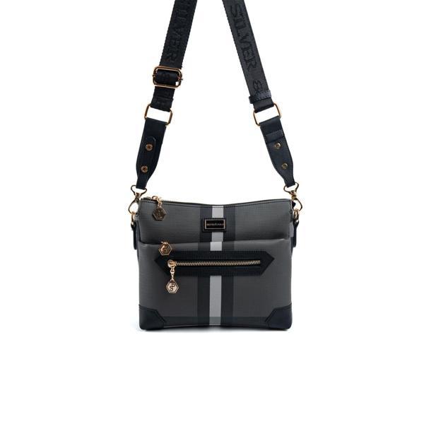 Silver & Polo Kadın Çapraz Çanta 1110-48224 SILVER POLO ÇAPRAZ BAYAN ÇANTASI MK129 SİYAH-MAT SİYAH - Image 1