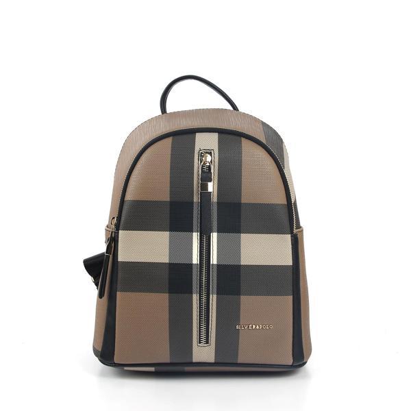 Silver & Polo Kadın  901-33419 Silver Polo SIRT ÇANTASI M80 KAHVE-MAT Siyah - Image 1