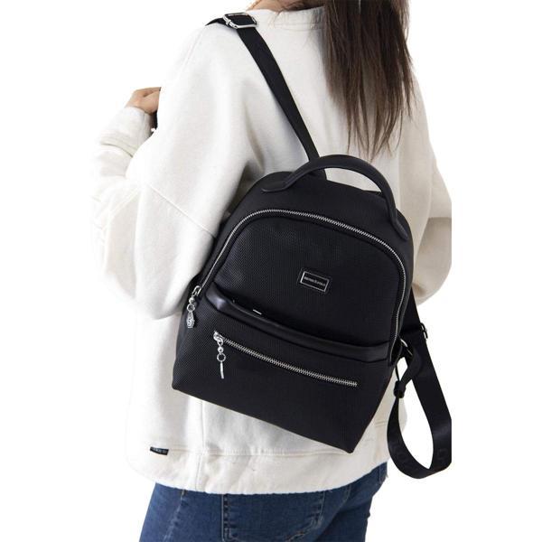 Silver & Polo Kadın  1061-39770 SILVER POLO SIRT ÇANTASI M86 SİYAH-MAT SİYAH - Image 1