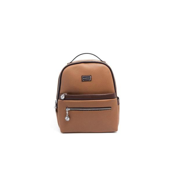 Silver & Polo Kadın  1061-46053 SILVER POLO SIRT ÇANTASI M86 KARAMEL-MAT KAHVE - Image 1