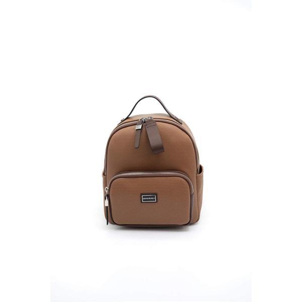 Silver & Polo Kadın  1130-45816 SILVER POLO SIRT ÇANTASI M86 KARAMEL-MAT KAHVE - Image 1