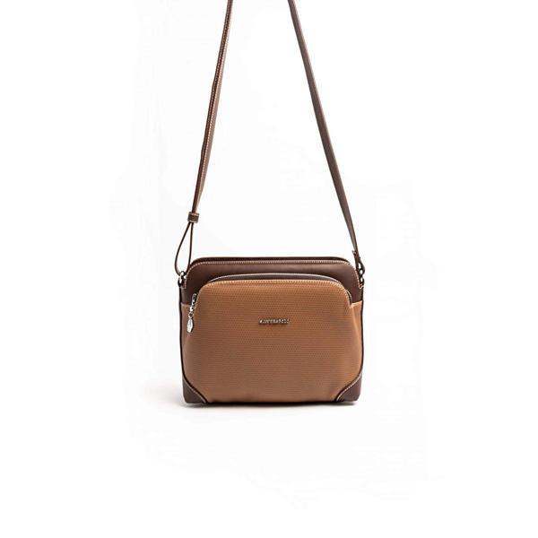 Silver & Polo Kadın Çapraz Çanta 364-46193 SILVER POLO ÇAPRAZ BAYAN ÇANTASI M86 KARAMEL-MAT KAHVE - Image 1