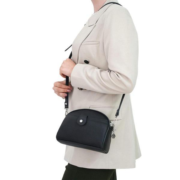 Silver & Polo Kadın Çapraz Çanta 1144-44918 SILVER POLO ÇAPRAZ BAYAN ÇANTASI M86 SİYAH-MAT SİYAH - Image 1