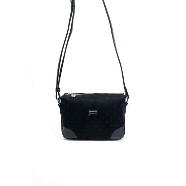 Silver & Polo Kadın Çapraz Çanta 784-46060 SILVER POLO ÇAPRAZ BAYAN ÇANTASI M158 SİYAH-RUGAN SİYAH - Image 1