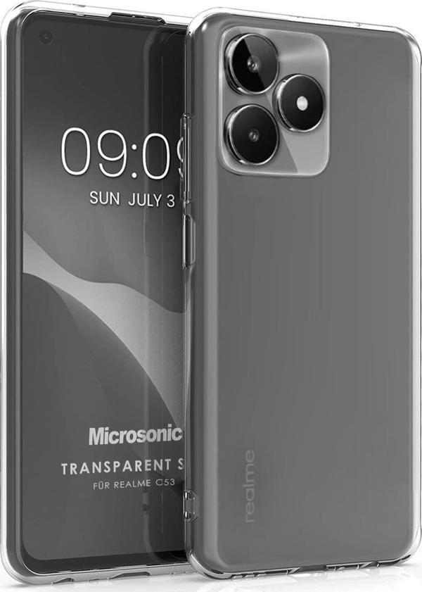 Microsonic Realme C53 Kılıf Transparent Soft Şeffaf - Image 1
