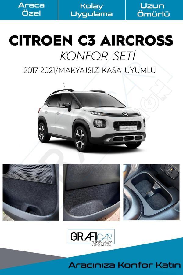Graficar Citroen C3 Aircross Konfor Seti-Iç Trim Kumaş Kadife Kaplama-Ses Izolasyon 2017-2021/Makyajsız - Image 1