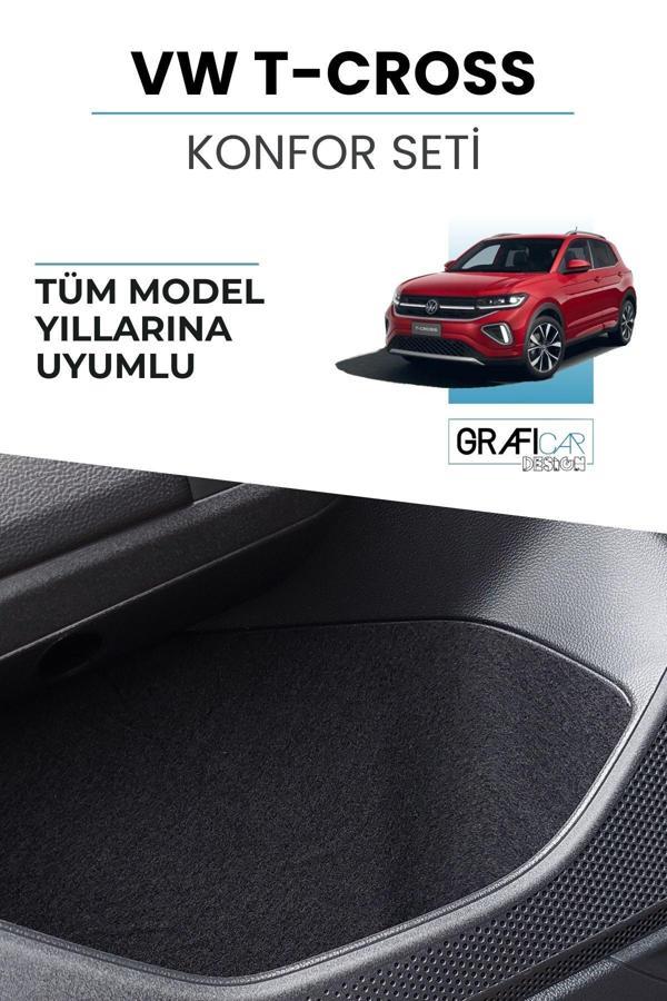 Graficar Volkswagen T-Cross Uyumlu Konfor Seti Araç Içi Eşya Cepleri Ses Giderici Kaplama - Image 1