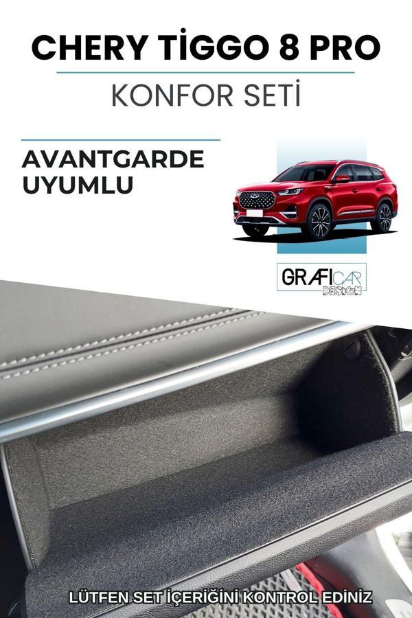 Graficar Chery Tiggo 8 Pro Konfor Seti Araç Içi Eşya Cepleri Ses Giderici "Avantgarde" Uyumlu - Image 1