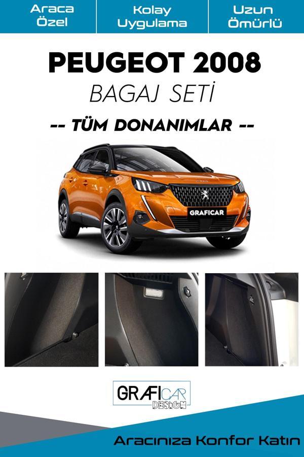 Graficar Peugeot 2008 "Bagaj" Konfor Seti -İç Trim Kumaş Kadife Kaplama-İzolasyon Amaçlı/Tüm Donanımlar - Image 1