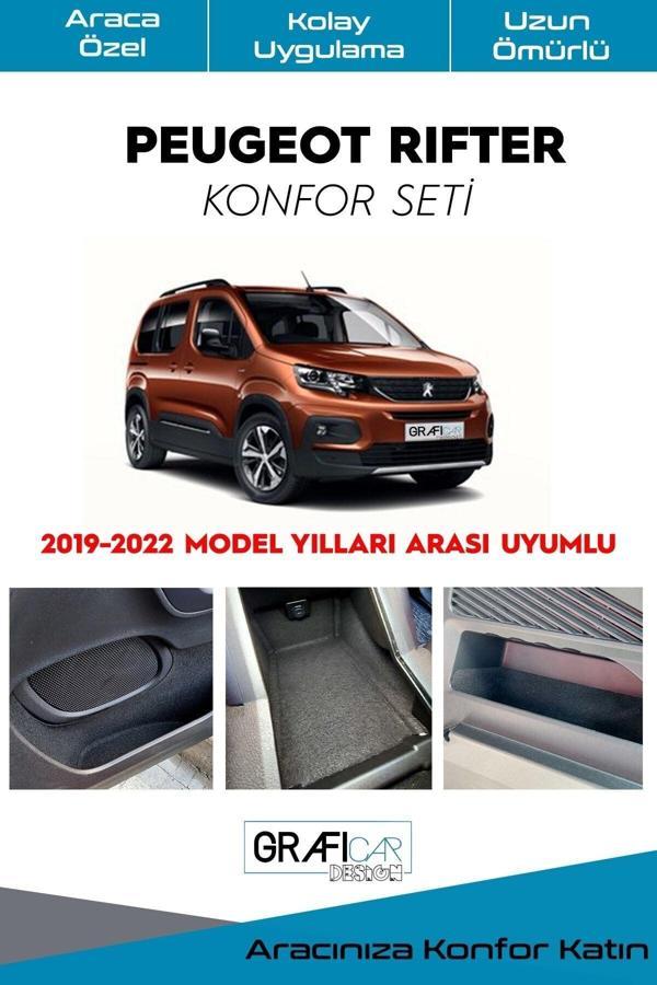 Graficar Peugeot Rifter Konfor Seti-İç Trim Kumaş Kaplama-Ses Izolasyon Amaçlı Kaplama / 2019-2022 Uyumlu - Image 1