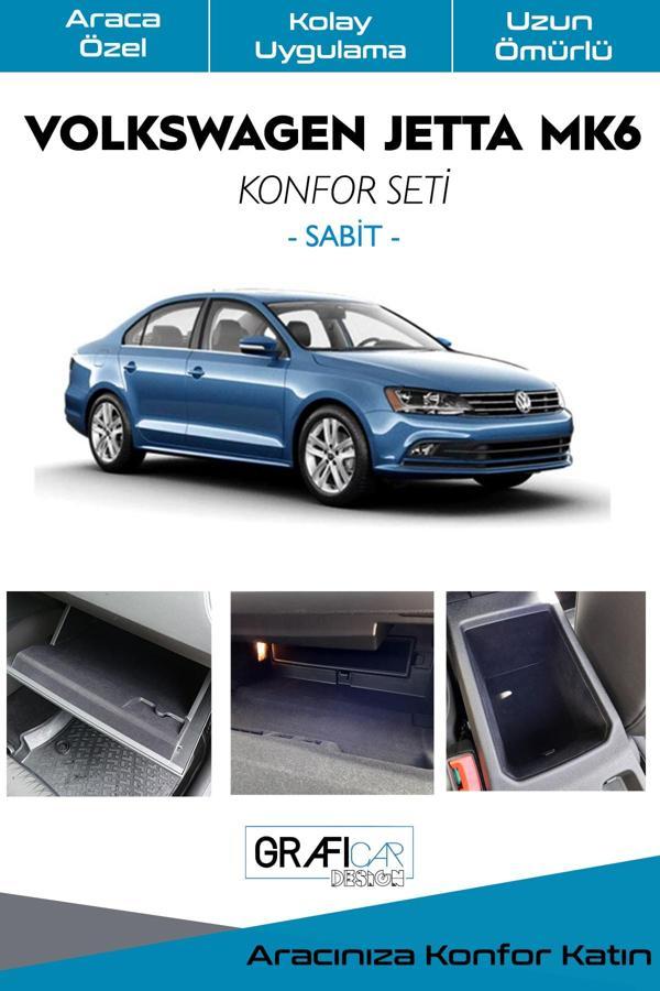 Graficar Volkswagen Jetta Mk6 Konfor Seti-İç Trim Kumaş Kadife Kaplama-Ses Izolasyon Amaçlı Ürün - Image 1