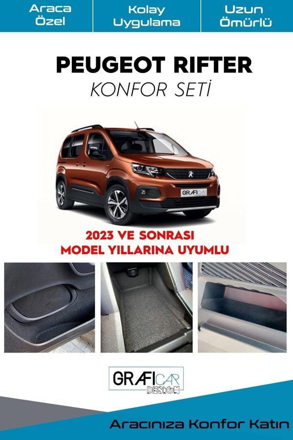 Graficar Peugeot Rifter Konfor Seti-İç Trim Kumaş Kaplama-İzolasyon Amaçlı Kaplama / 2023 Ve Sonrası Uyumlu - Image 1