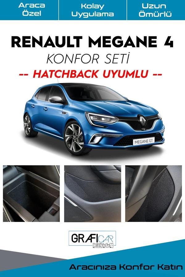Graficar Renault Megane 4 Hatchback Uyumlu Konfor Seti Kumaş Kaplama Izolasyon Amaçlı Ürün - Image 1