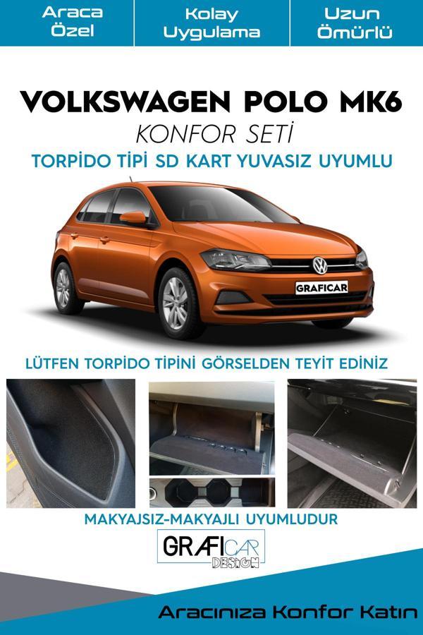 Graficar Volkswagen Polo Mk6 Konfor Seti-İç Trim Kumaş Kadife Kaplama-Ses Izolasyon Amaçlı Ürün - Image 1