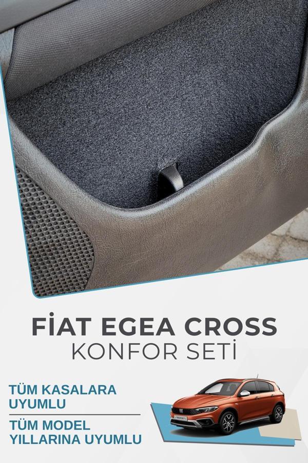 Graficar Fıat Egea Cross Uyumlu Konfor Seti - Kumaş Kaplama Izolasyon Amaçlı Ürün / Tüm Model Yılları Uyumlu - Image 1