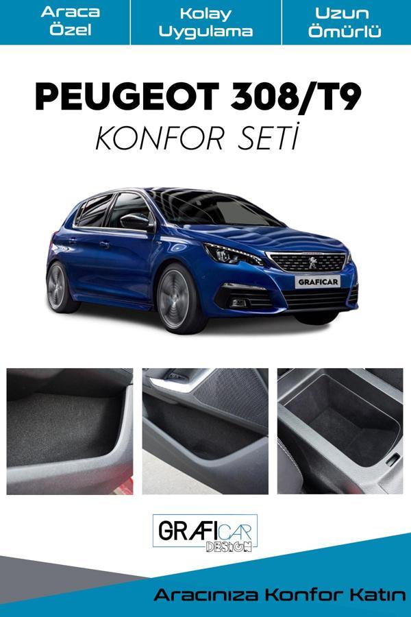 Graficar Peugeot 308/T9 Konfor Seti - Iç Trim Kumaş Kadife Kaplama-Ses Izolasyon Amaçlı Ürün - Image 1