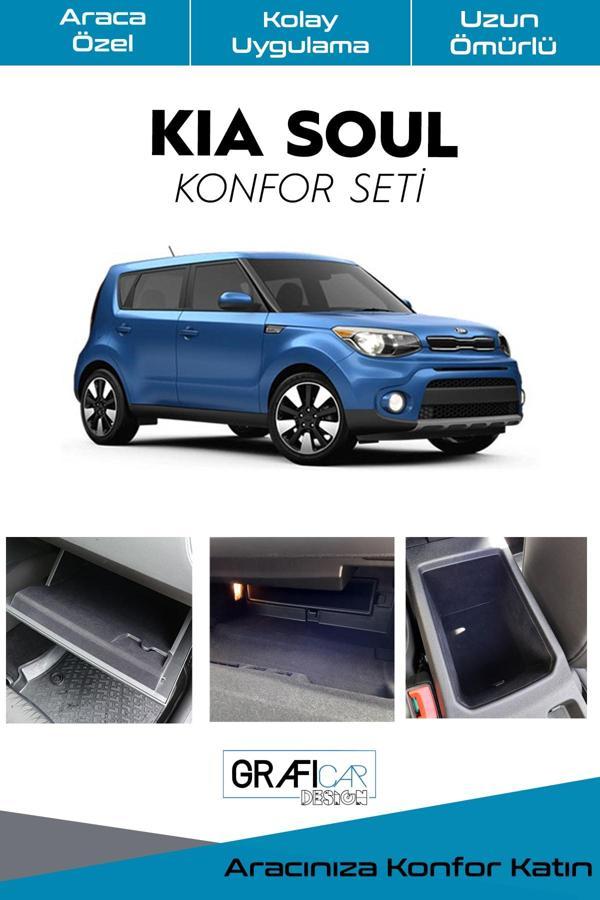 Graficar Kia Soul Konfor Seti-İç Trim Kumaş Kadife Kaplama-Ses Izolasyon Amaçlı Ürün - Image 1
