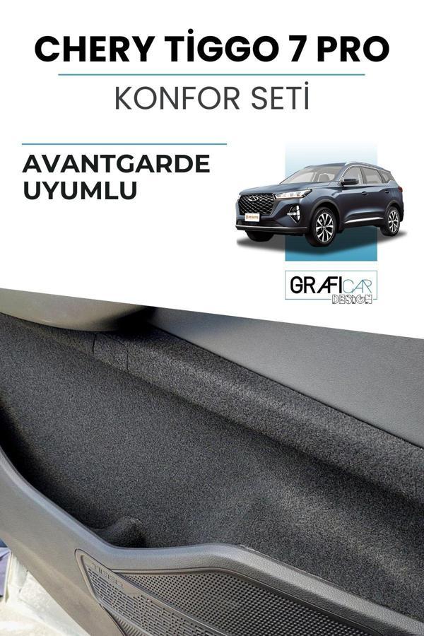 Graficar Chery Tiggo 7 Pro Konfor Seti Araç Içi Eşya Cepleri Ses Giderici Avantgarde Uyumlu - Image 1