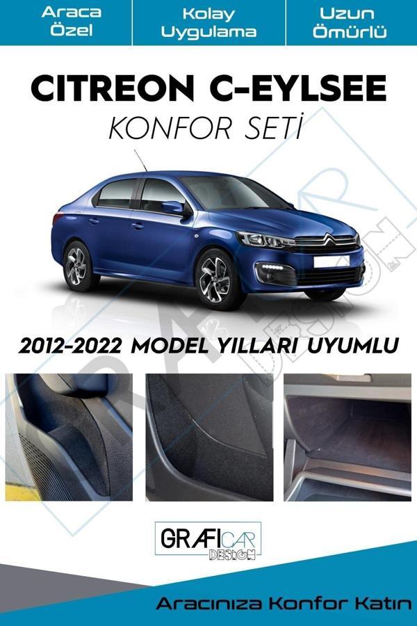 Graficar Citroen C-Elysee Konfor Seti-İç Trim Kumaş Kadife Kaplama-Ses Izolasyon Amaçlı Kaplama - Image 1