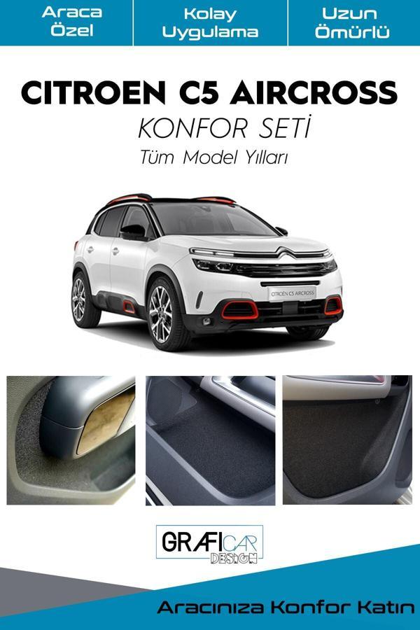 Graficar Citroen C5 Aircross Konfor Seti - Iç Trim Kumaş Kadife Kaplama - Ses Izolasyon Amaçlı Ürün - Image 1