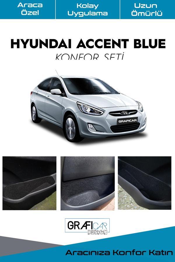 Graficar Hyundai Accent Blue Konfor Seti - Iç Trim Kumaş Kadife Kaplama-Ses Izolasyon Amaçlı Ürün - Image 1
