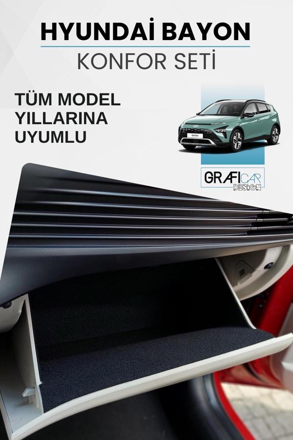 Graficar Hyundai Bayon Uyumlu Konfor Seti – Ceplere Özel Yapışkanlı Premium Görünüm Kaplama - Image 1