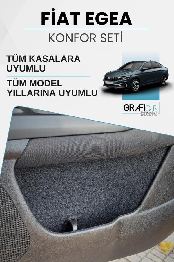 Graficar Fıat Egea Uyumlu Konfor Seti - Kumaş Kaplama İzolasyon Amaçlı Ürün / Tüm Model Yılları Uyumlu - Image 1