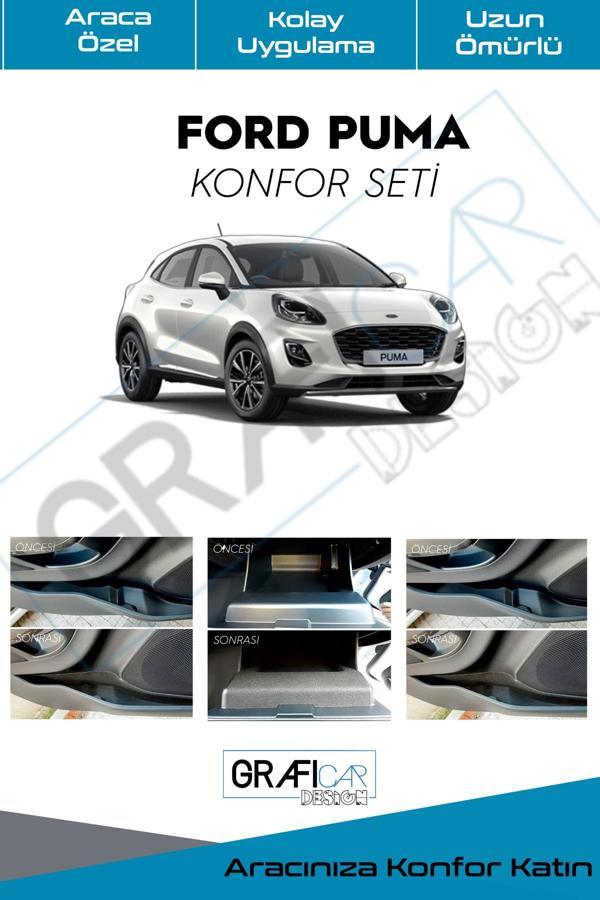 Graficar Ford Puma Konfor Seti-İç Trim Kumaş Kadife Kaplama-Ses Izolasyon Amaçlı Kaplama Uyumlu - Image 1