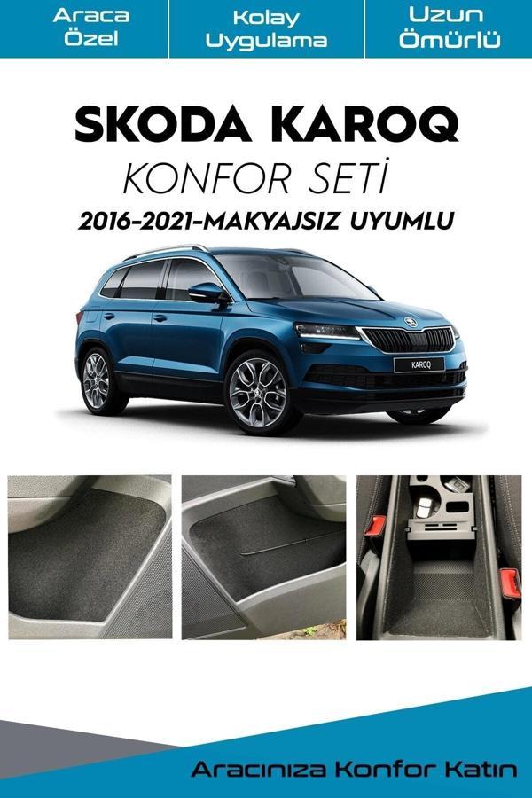Graficar Skoda Karoq Konfor Seti Iç Trim Kumaş Kadife Kaplama Ses Izolasyon Amaçlı Ürün / 2016-2021-Makyajsız - Image 1