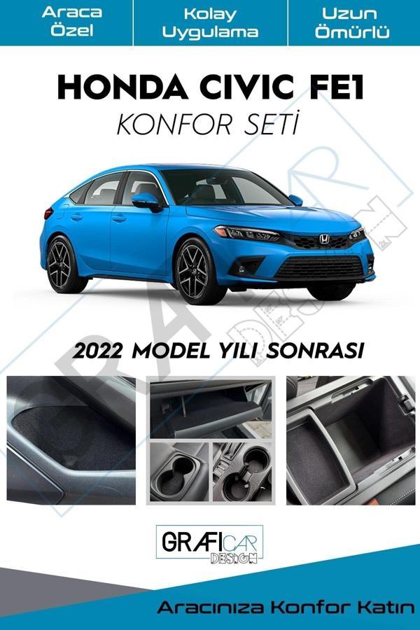 Graficar Honda Civic Fe1 Konfor Seti-İç Trim Kumaş Kadife Kaplama-Ses Izolasyon Amaçlı Kaplama - Image 1