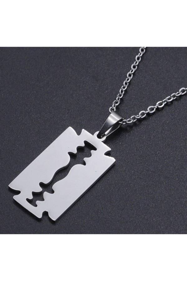 Market Of Universe 925 Ayar Jilet Gümüş Kolye - Image 1