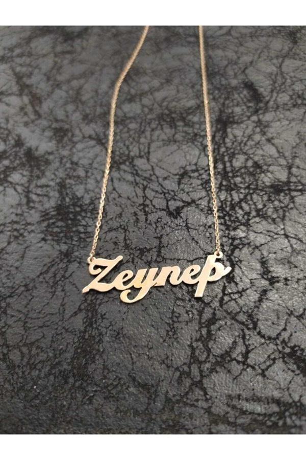 Market Of Universe Kadın 925 Ayar Gümüş Rose Isimli Kolye - Image 1