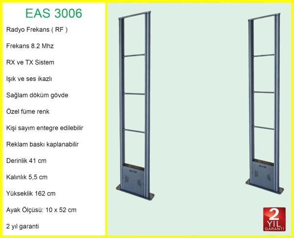 EAS 3006 Mağaza Hırsız Ürün Koruma Alarm Sistemi RF 8.2 MHz - Image 1