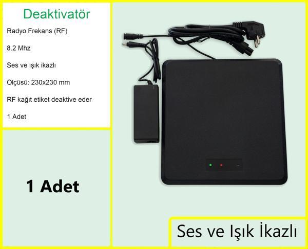 Kağıt Etiket Öldürücü Deaktivatör RF 8.2 MHz Ses ve Işık İkazlı - Image 1