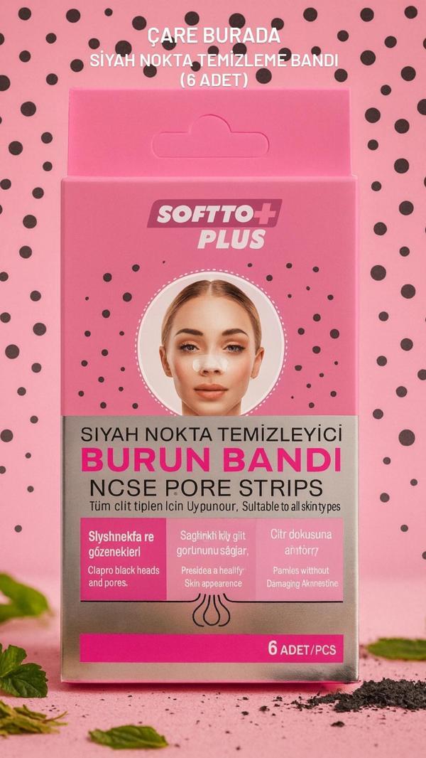 Siyah Nokta Temizleyici Burun Bandı (×6 Adet) - Image 1