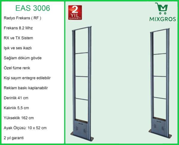 EAS 3006 Mağaza Hırsız Ürün Koruma Alarm Sistemi Radyo Frekans RF - Image 1