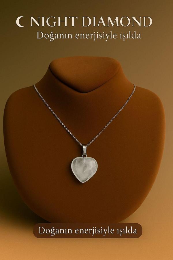 Night Diamond Kadın Doğal Taş Zincirli Kolye - Image 1