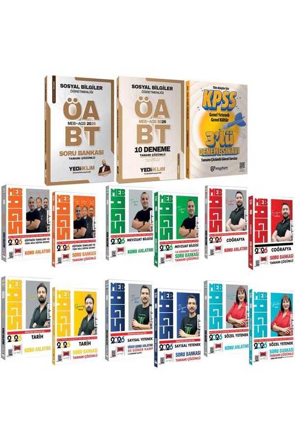 2026 MEB AGS Tüm Konular Konu Anlatımı-Soru Bankası-ÖABT Sosyal Bilgiler Öğretmenliği - Yargı Yayınları - Image 1