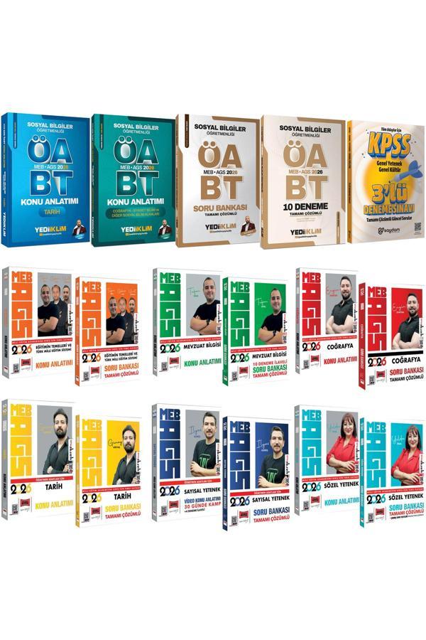 2026 ÖABT Sosyal Bilgiler Öğretmenliği(Konu-Soru-Deneme)-AGS Tüm Konular Konu Anlatımı-Soru Bankası - Yargı Yayınları - Image 1