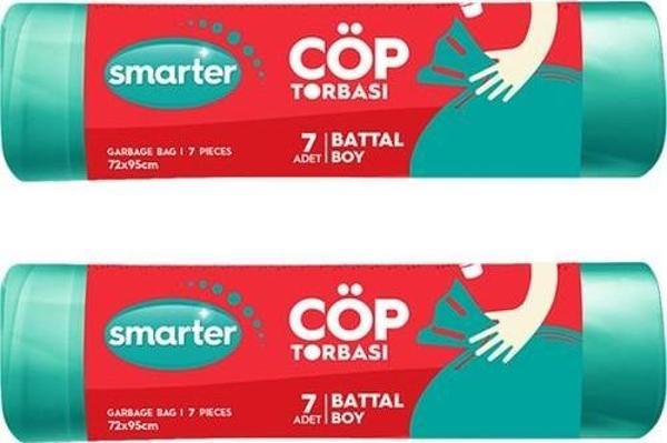 SMARTER 2 Lİ BATTAL BOY ÇÖP TORBASI ( ÇÖP POŞETİ ) - Image 1