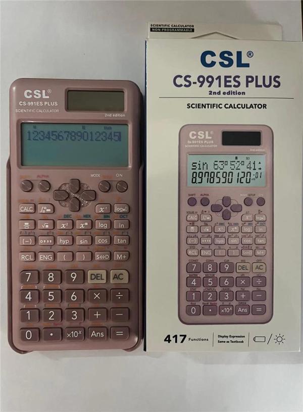 CSL CS-991ES PLUS-PINK Pembe Fonksiyonel Hesap Makinesi - Image 1
