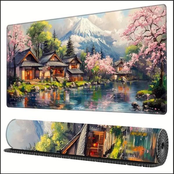 SGE TEKNOLOJİ 70X30 CM MANZARA TEMALI KAYDIRMAZ TABAN SPEED YÜZEY OYUNCU MOUSE PAD GAMİNG - Image 1