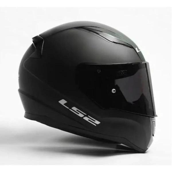 Ls2 Rapid 2 Mat Siyah Full Face Motosiklet Kaskı Siyah Vizörlü - Image 1